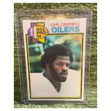 1979 Topps All-Pro Earl Campbell Rookie Card
