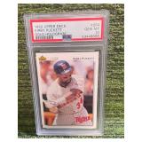 1992 Upper Deck Kirby Puckett PSA Graded Gem Mint 10