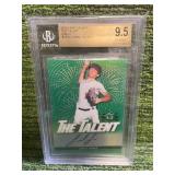 2020 Leaf Valiant Jared Jones Autograph Beckett Graded 9.5