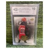 2009-10 Upper Deck MJ Legacy Collection Michael Jordan BCCG Graded 10