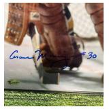 North Stars Cesare Maniago Autographed 8 x 10 Photo with Authenticity