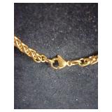 3 28" Goldtone Necklaces