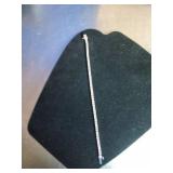 7" Sterling Silver 1/2 CT TW Diamond Tennis Bracelet