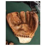 4 Vintage Baseball Gloves