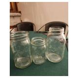 1 Moonshine Jug, 3 Ball Jars, 4 Kerr Jars