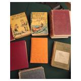 11 Vintage First Editions Books, and 1893 Second Edition Cyclopedia of Common Things, and 1941 Webster Dictionary
