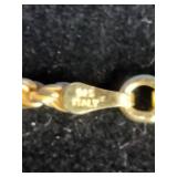 Tiara 14K Gold Over Sterling Silver 2.25mm 24" Rope Chain Necklace