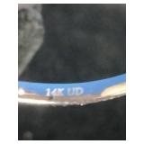 14k White Gold 1/4 CT TDW IGL Certified Diamond Engagement Ring - Size 6.25