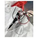 National Tree Company 6 ft. Inflatable Santa Riding Polar Bear.