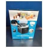 Hamilton Beach Countertop Ice Maker with Easy-Carry Handle.