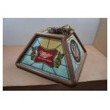 Vintage Miller Beer Hanging Bar Light
