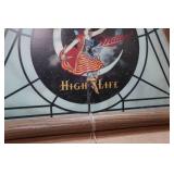 Vintage Miller Beer Hanging Bar Light