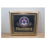 Vintage Fursten German Beer Bar Mirror Sign
