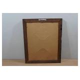 Vintage Wood Framed Leroux Apple Schnapps Liquor Bar Mirror