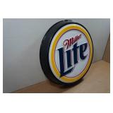 Vintage 18.5" Round Miller Light Wall Sign
