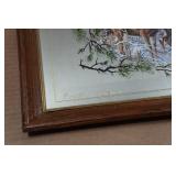 Vintage Pabst Blue Ribbon Beer Wildlife Bar Mirror