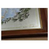 Vintage Pabst Blue Ribbon Beer Wildlife Bar Mirror