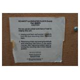 Vintage Schmidt Beer Lighted Clock