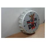 Vintage Michelob Beer Bottle Cap Bar Clock with Lights