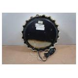 Vintage Michelob Beer Bottle Cap Bar Clock with Lights