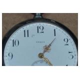 Antique Omega Grand Prix Paris 1900 Enameled Silver Men