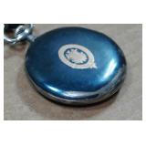 Antique Omega Grand Prix Paris 1900 Enameled Silver Men