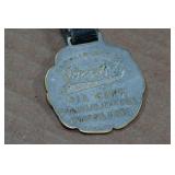 Antique Omega Grand Prix Paris 1900 Enameled Silver Men