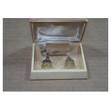 Sterling Silver Cufflinks and Tie Clip