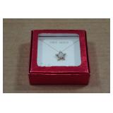 Diamond Pendant with Chain - 10k Yellow Gold