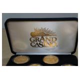 1997 Grand Casino Collectors Coin Set - Wildlife Series
