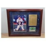Signed Carlton Fisk Photo with Rookie Card