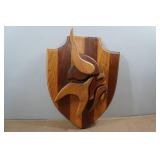 Wooden Minnesota Vikings Logo Sign