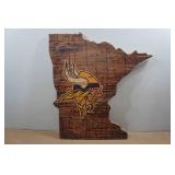 Minnesota Vikings Wooden Sign