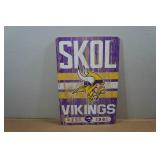 Minnesota Vikings Wooden Sign
