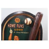 1998 Wood Mark McGwire 70th Homerun Plaque