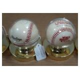 Assorted Commemorative and Game Giveaway Baseballs