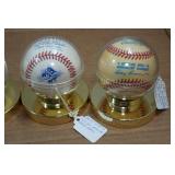 Assorted Commemorative and Game Giveaway Baseballs
