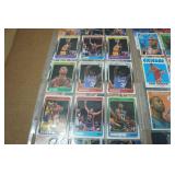 15 Pages of Basketball Cards - 1980
