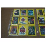 1984 Topps DC Comics Supergirl Trading Cards with Stickers