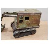 Vintage Marx Steel Steam Shovel Excavator