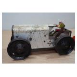 Vintage Marx Wind-Up Tractor & Structo Sandloader Attachment