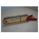 Vintage Marx Wind-Up Tractor & Structo Sandloader Attachment