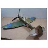 Handmade Wood Spitfire of England WWII Airplane