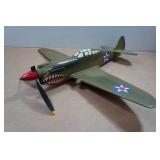 Curtiss P-40 WWII Warhawk Wood Fighter Airplane