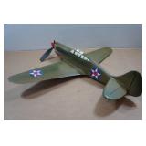 Curtiss P-40 WWII Warhawk Wood Fighter Airplane