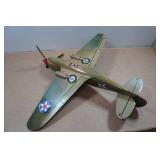 Curtiss P-40 WWII Warhawk Wood Fighter Airplane