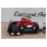 Eastwood Automobilia Truck, Trailer and Racecar Set