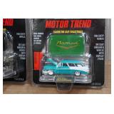 Racing Champions Mint Motor Trend Die Casts - Chevy Bel Air, Impala, Nomad