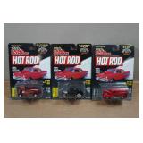 Racing Champions Hot Rod Die Casts - Ford Coupe, Highboy Coupe, Custom Delivery