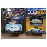 Jada Toys Die Casts - Volkswagen Bus, Beetle, Chevy Suburban, Bel Air